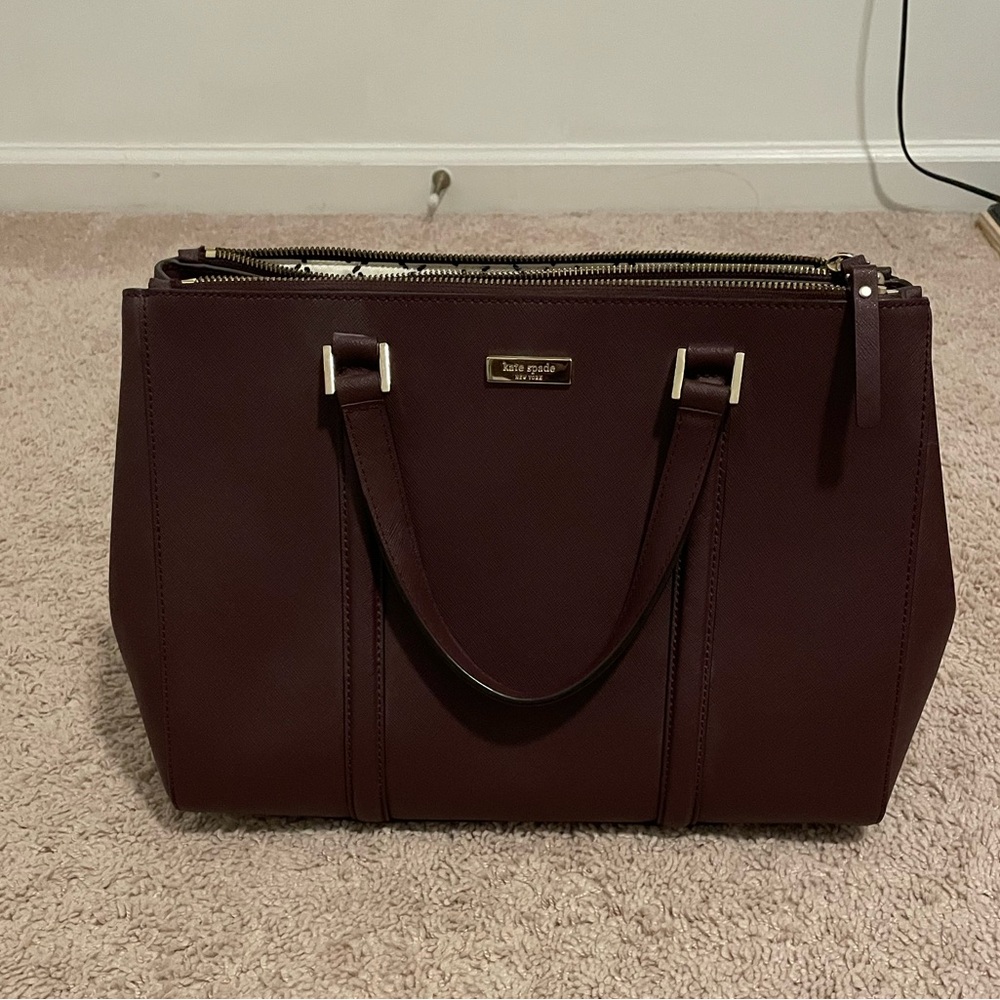 Kate Spade Eggplant purple bag